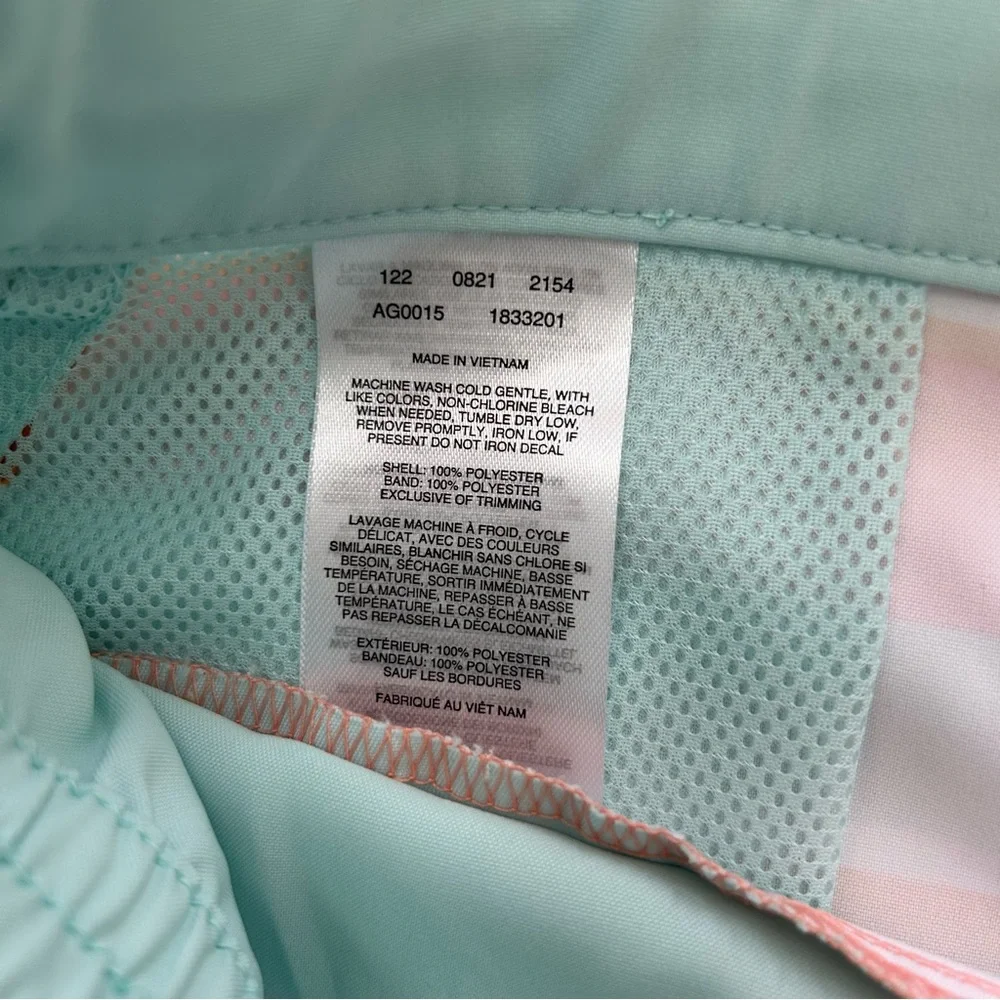 Columbia Omni Shade Swim Trunks Shorts Youth Large Striped Omni Wicking NEW - Picture 10 of 11